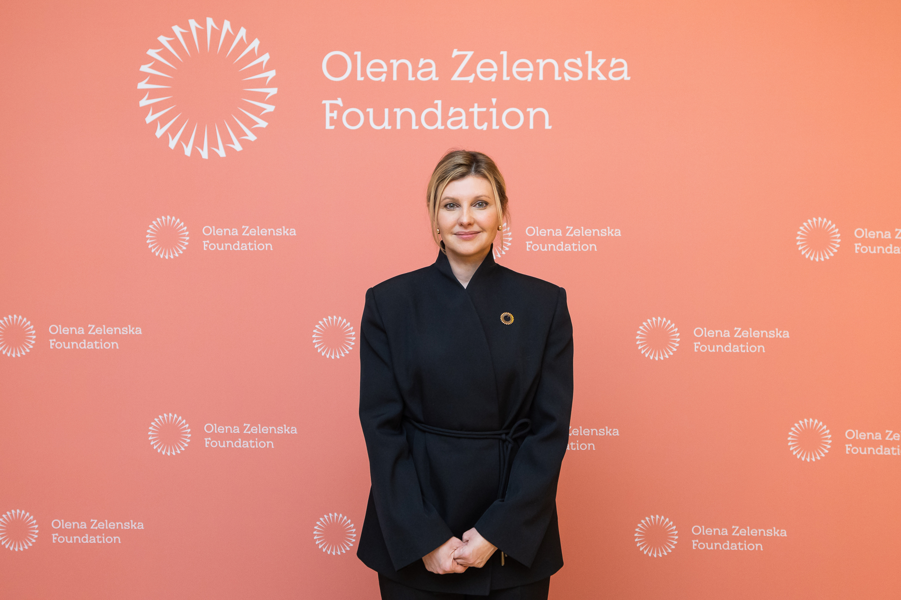 Olena Zelenska, Ukrainas presidentfru och första dam, tillika grundare av Olena Zelenska-stiftelsen