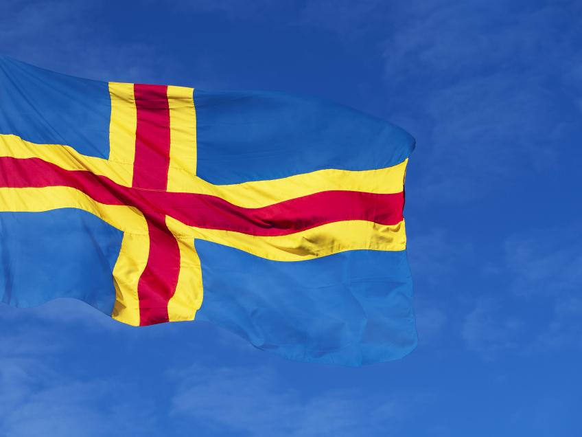 Ålands flagga